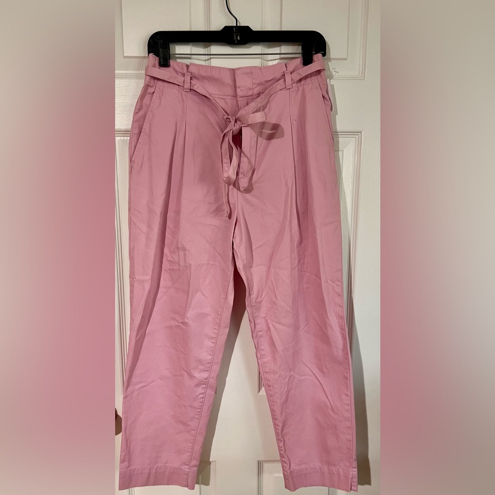 Gap High Rise Paperbag Khaki with Belt Tie